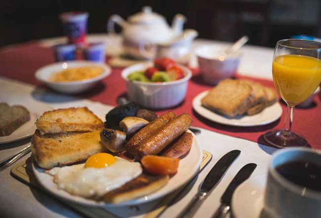 Breakfast at Creeve House Inn